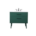 thumbnail image 1 of 36 in. Bathroom Vanity, Green, 1 of 1