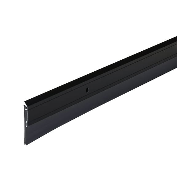 M-D Building Products 40721 36 in. Black Aluminum and Vinyl DENY™ Heavy-duty Screw-on Door Sweep