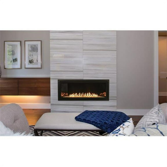 36 in. Boulevard Linear Vent Free Gas Fireplace - Millivolt Pilot