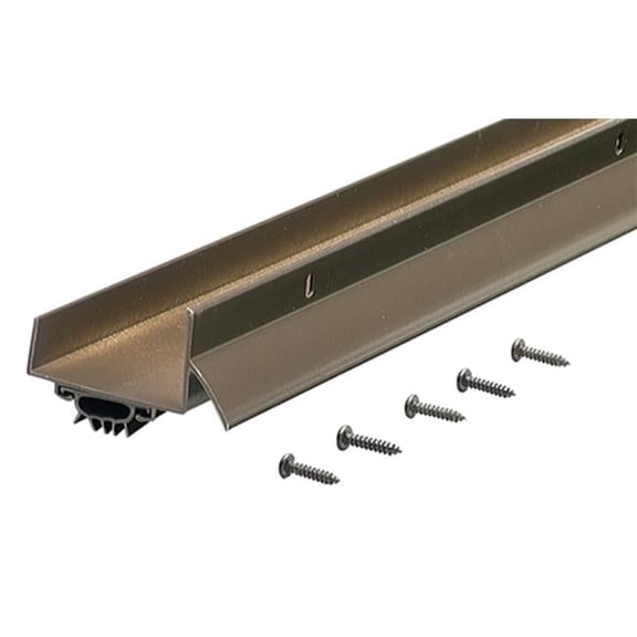 36 in. Bronze Aluminum & Vinyl Door Bottom Drip Cap