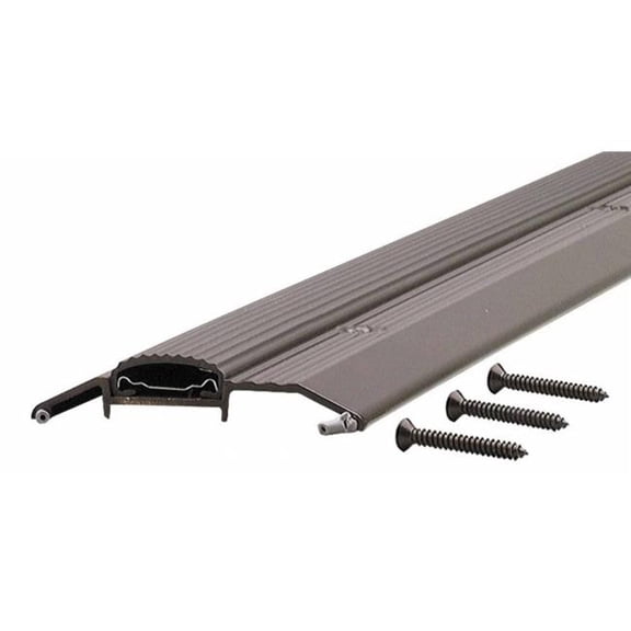36 in. Bronze Low Boy Thresholds With Vinyl Seal Aluminum