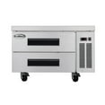 thumbnail image 1 of 36 in. Commercial Chef Base Refrigerator Storage Cabinet for Cold Foods, Fresh Ingredients, and Condiments, Refrigerated Pull-Out Drawers, Rolling Caster Wheels, ETL Listed (KM-BR-362D), 1 of 10