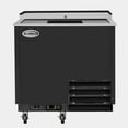 thumbnail image 1 of 36 in. Commercial Glass Froster in Black Steel, ETL Listed, 9 cu. ft. (KM-GF36-BK), 1 of 12
