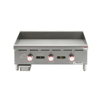 Magic Chef Commercial 36 in. Commercial Manual Countertop Griddle in Stainless Steel