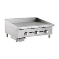 thumbnail image 1 of Magic Chef Commercial 36 in. Commercial Thermostatic Countertop Gas Griddle in Stainless Steel, 1 of 5