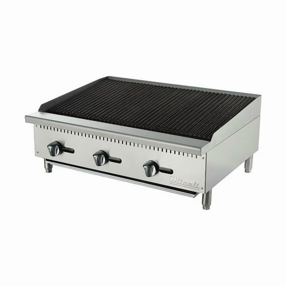 36 in. Competitor Series Countertop Radiant Charbroiler, Stainless Steel