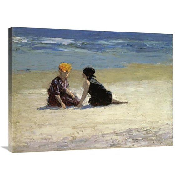 36 in. Confidences Art Print - Edward Henry Potthast