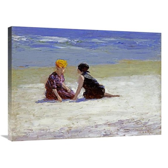 36 in. Confidences Art Print - Edward Henry Potthast