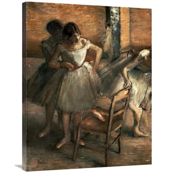 36 in. Dancers Art Print - Edgar Degas