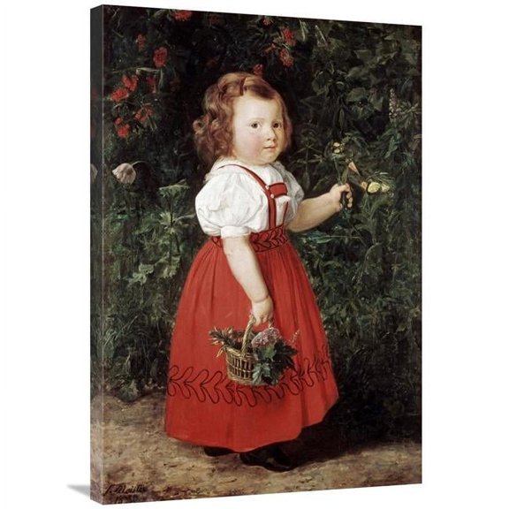 36 in. Emma, Daughter of the Artist Art Print - Simon Meister