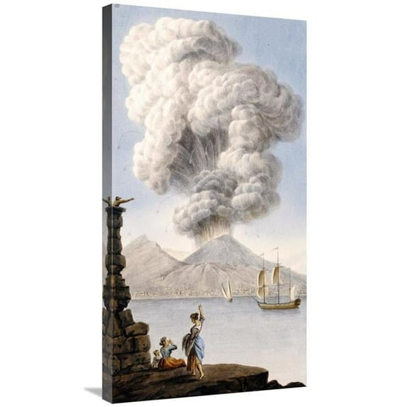 36 in. Eruption of Vesuvius Art Print - Sir William Hamilton