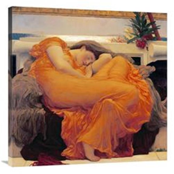 36 in. Flaming June Art Print - Lord Frederick Leighton
