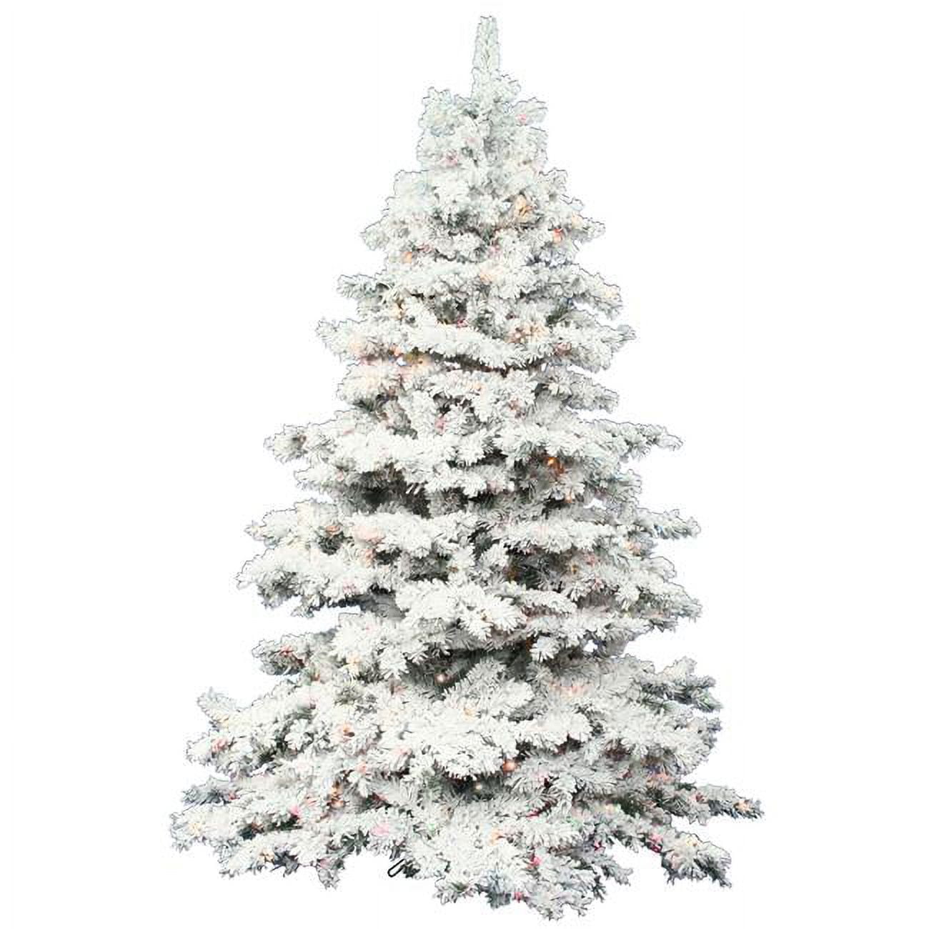 36 in. Flocked Alaskan Multi LED