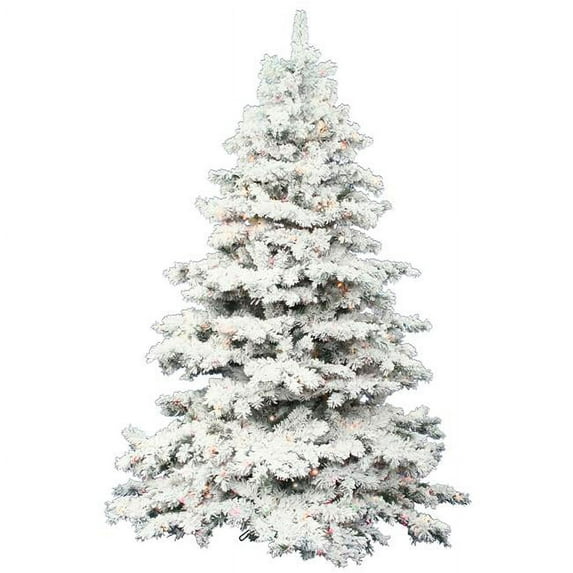 36 in. Flocked Alaskan Multi LED
