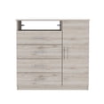 thumbnail image 1 of 36 in. Four Drawer Dresser, Light Gray, 1 of 1