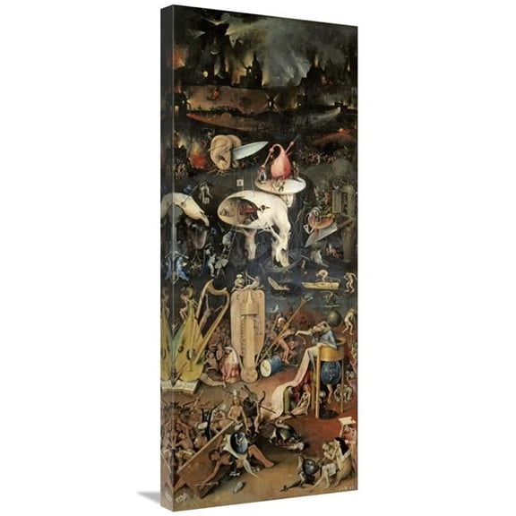 36 in. Garden of Earthly Delights - Detail, Right Panel Art Print - Hieronymus Bosch