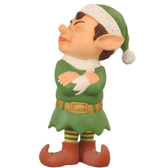 36 in. Grumpy ELF Santas Figurine