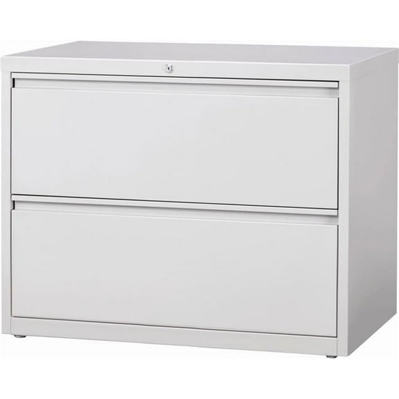 36 in. HL10000 Series Lateral File with 2-Drawer - Light Gray