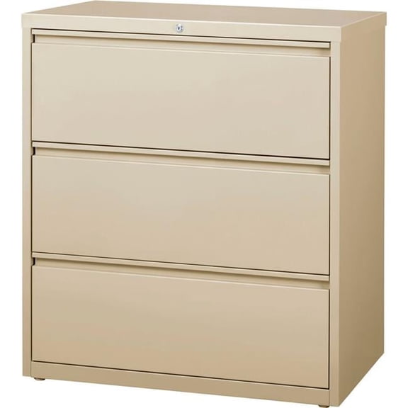 36 in. HL10000 Series Lateral File with 3-Drawer - Putty