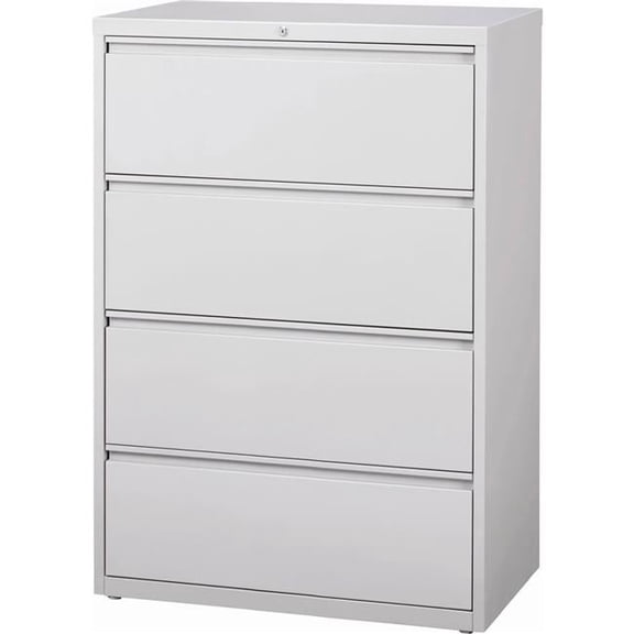 36 in. HL10000 Series Lateral File with 4-Drawer - Light Gray