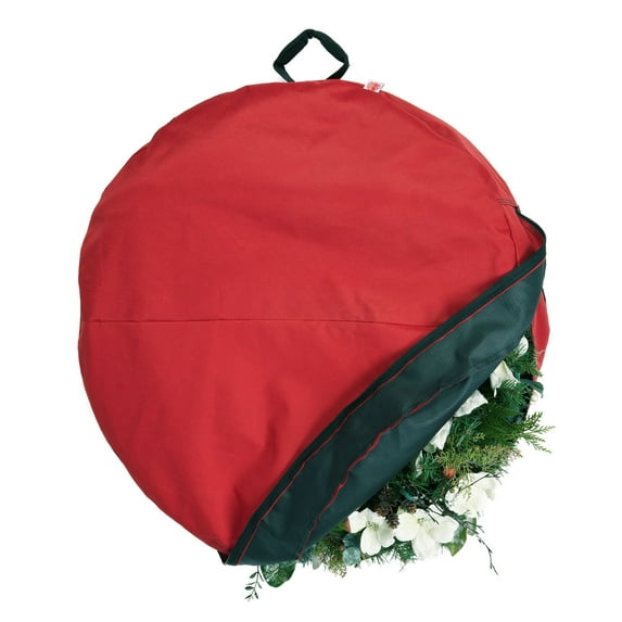 Santa's Bags 36 in. Wreath Storage Bag w/Direct Suspend