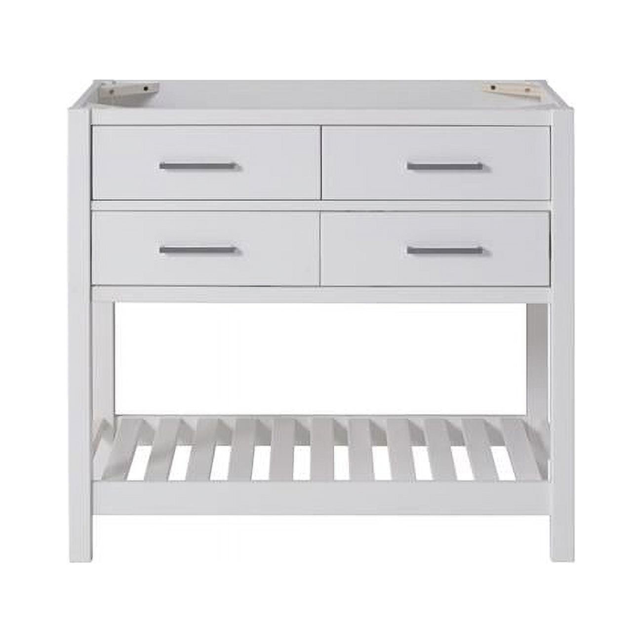 Williamsburg Traditional 36" Pine Vanity Cabinet with Nickel Hardware