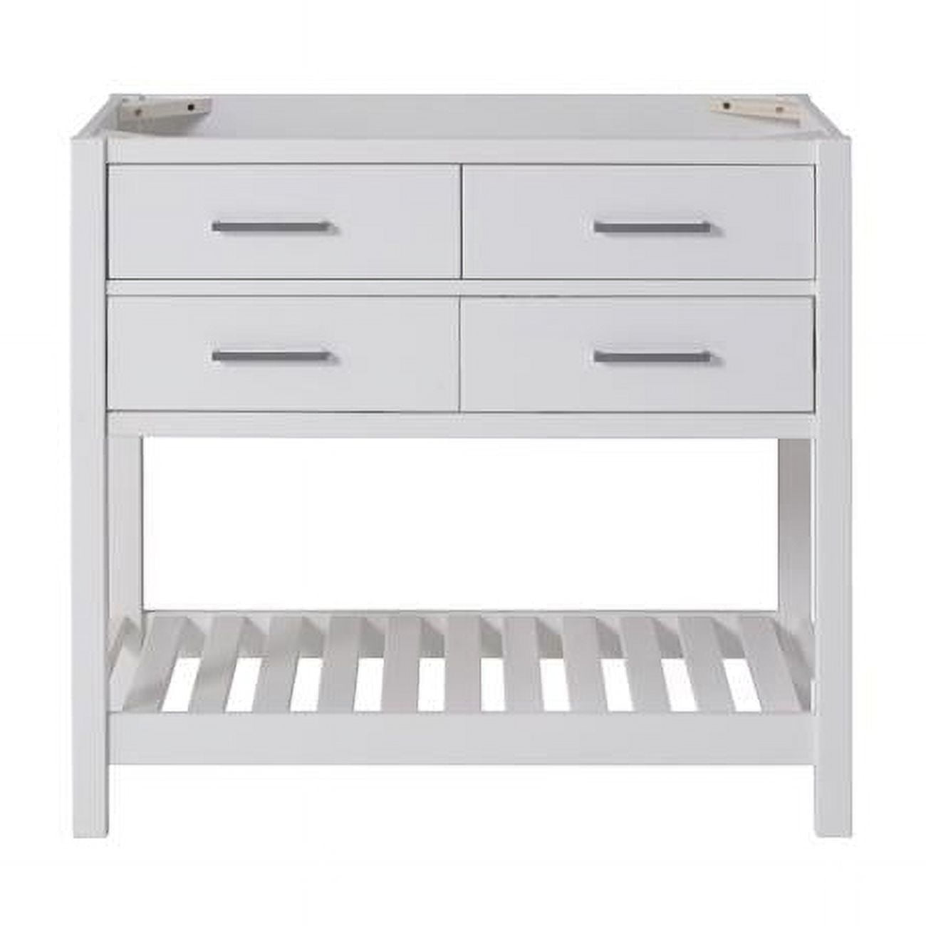Williamsburg Traditional 36" Pine Vanity Cabinet with Nickel Hardware