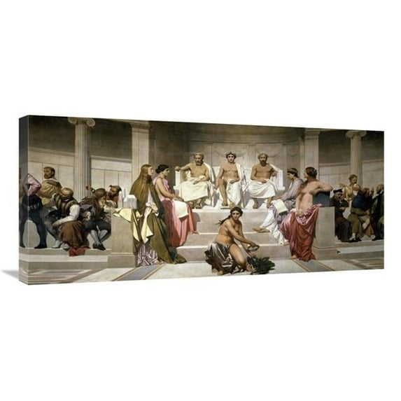 36 in. Hemicycle De L Ecole Des Beaux Arts Art Print - Paul Delaroche
