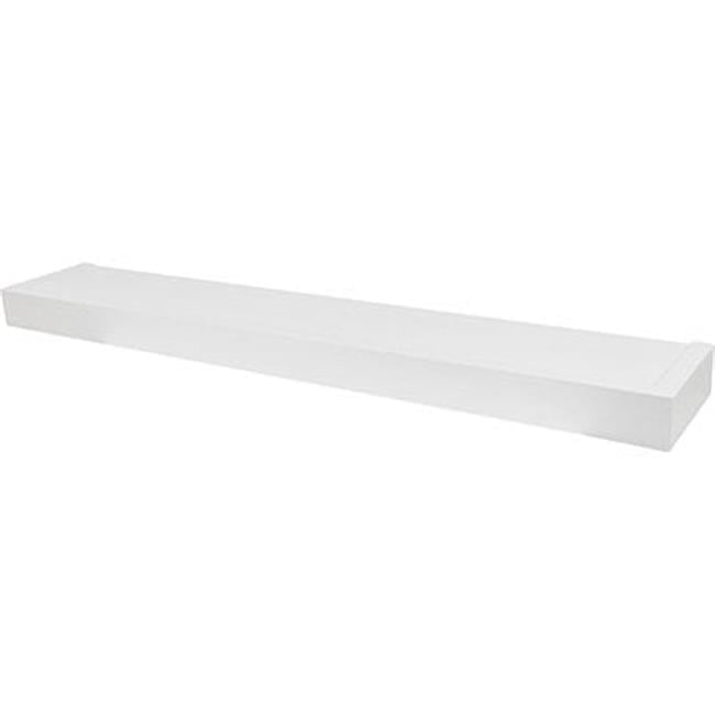 36 in. High &amp; Mighty Modern Floating Shelf, White - Walmart.com