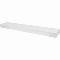 36 in. High & Mighty Modern Floating Shelf, White