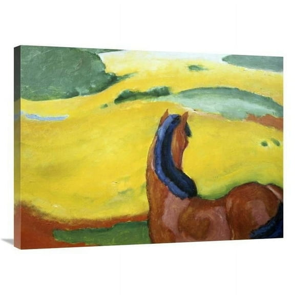36 in. Horse in the Landscape Art Print - Franz Marc