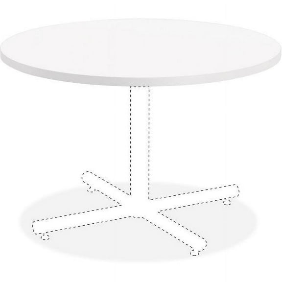 36 in. Hospitality Tabletop, Round - White Laminate