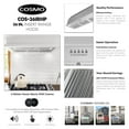 thumbnail image 1 of 36 in. Lumin Collection Ducted Insert Range Hood in Stainless Steel, 1 of 21