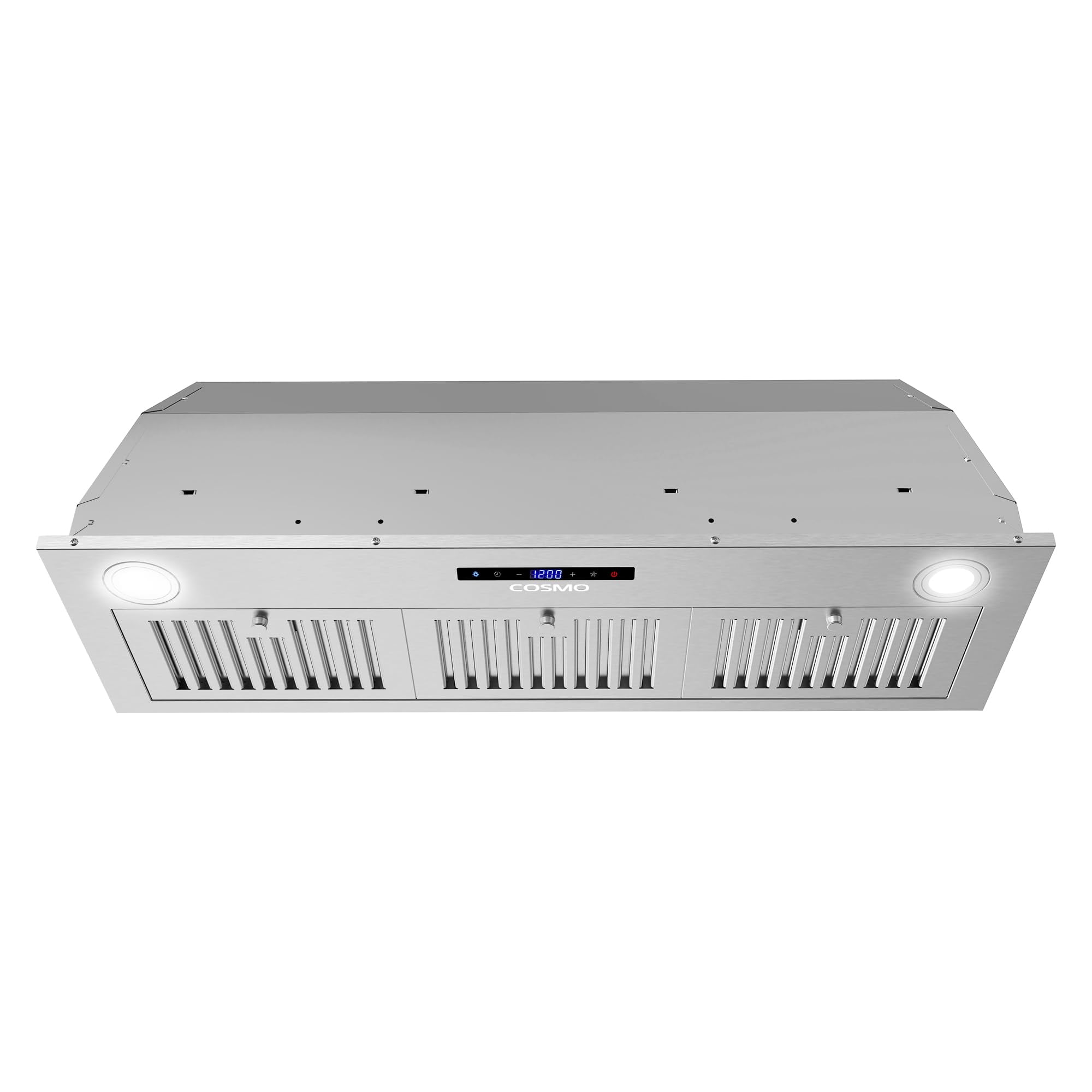 Cosmo 36" Stainless Steel Insert Range Hood with LED Lights