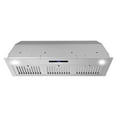 thumbnail image 1 of 36 in. Insert Range Hood with Soft Touch Controls in Stainless Steel, 1 of 1
