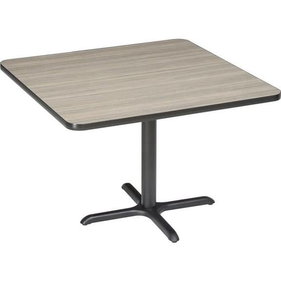 36 in. Interion Square Restaurant Table, Charcoal