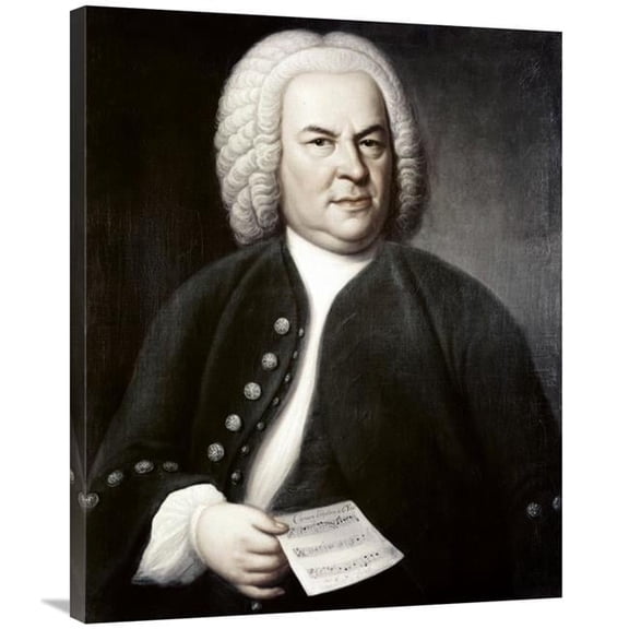 36 in. Johann Sebastian Bach Art Print - Elias Gottlob Haussman
