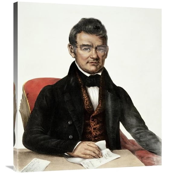 36 in. John Ross - A Cherokee Chief Art Print - Thomas Lorraine Mckenney