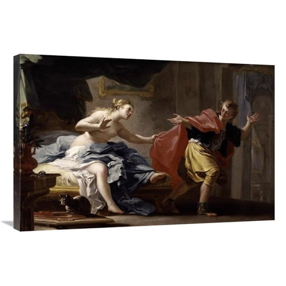 36 in. Joseph & Potiphars Wife Art Print - Filippo Falciatore