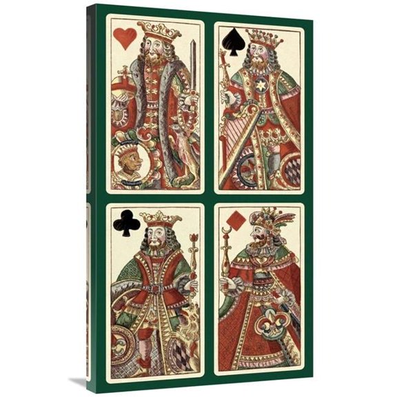 36 in. Kings - Bauern Hochzeit Deck Art Print - Andreas Benedictus Gobl
