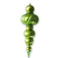 thumbnail image 1 of 36 in. Large Finial Ornament with Glittered Stripes, Lime Green, 1 of 1
