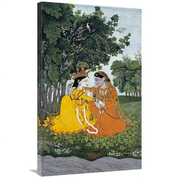 36 in. Lovers in a Forest Art Print - Kangra