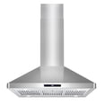 thumbnail image 1 of 36 in. Lumin Collection Ducted Island Range Hood, Soft Touch Controls, LED Lights, Stainless Steel, 1 of 13