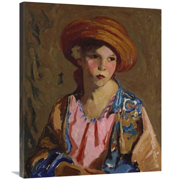 36 in. Mildred-O-Hat Art Print - Robert Henri