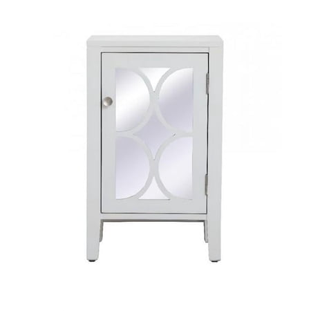 36 in. Mirrored Cabinet in White