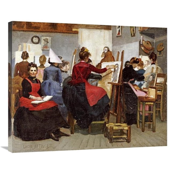 36 in. Mon Atelier Art Print - Lucie Attinger