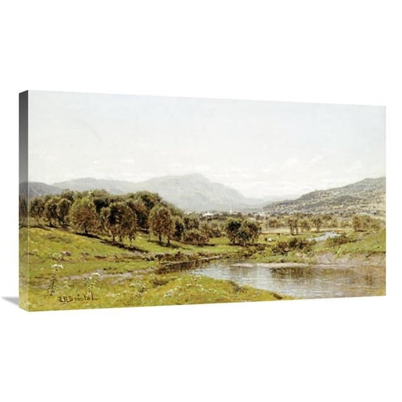 36 in. Monument Mountain from the Berkshire Meadows Art Print - John Bunyan Bristol