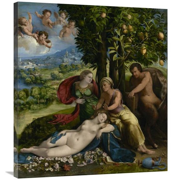 36 in. Mythological Scene Art Print - Dosso Dossi