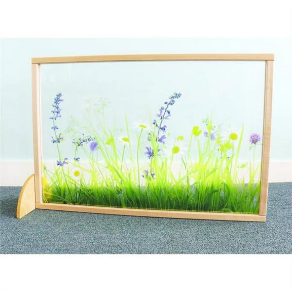 36 in. Nature View Room Divider Panel Clear Acrylic