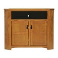 thumbnail image 1 of 36 in. Oak Promo Tall Corner TV Stand, Light, 1 of 1